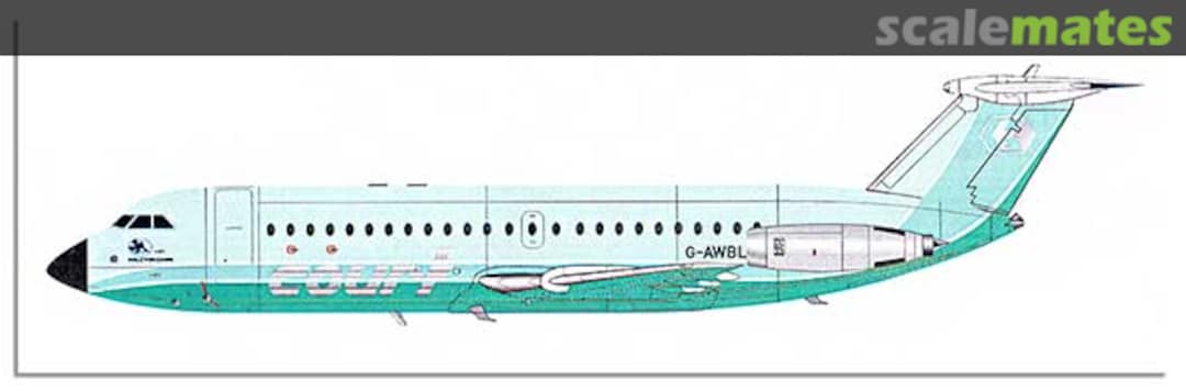 Boxart BAC 1-11-416EK of Court Line SL475R Welsh Models Boxart BAC 1-11-416EK of Court Line SL475R Welsh Models
