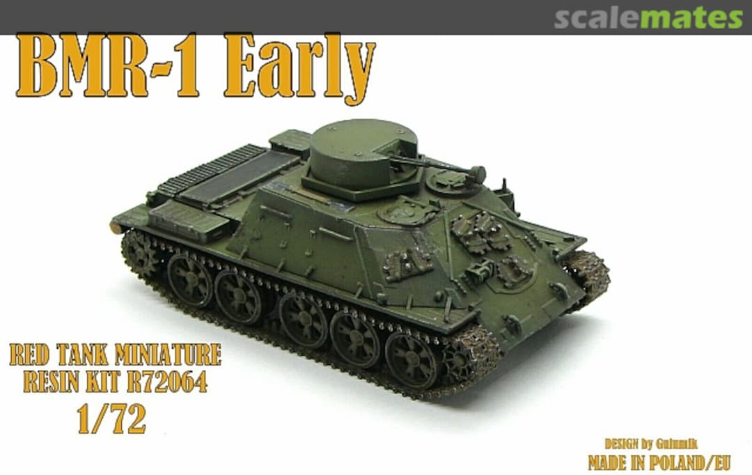 Boxart BMR-1 Early R72064 Red Tank Miniature Boxart BMR-1 Early R72064 Red Tank Miniature