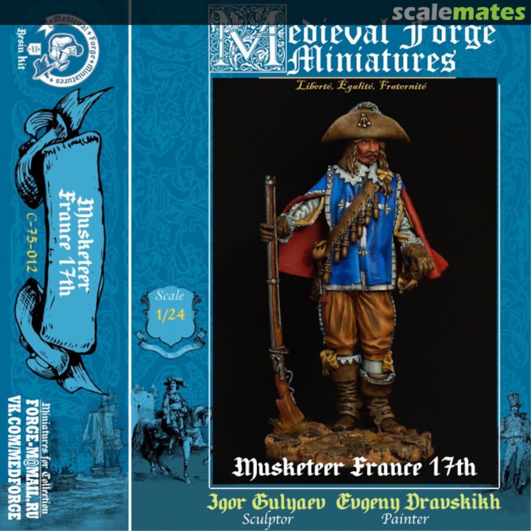 Boxart Musketeer C-75-012 Medieval Forge Miniatures Boxart Musketeer C-75-012 Medieval Forge Miniatures