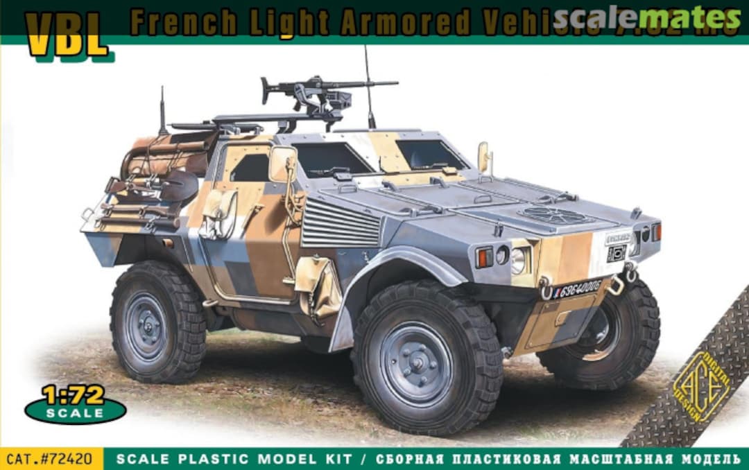 Boxart VBL (Light Armored Vehicle) short chassie 7.62 MG 72420 ACE