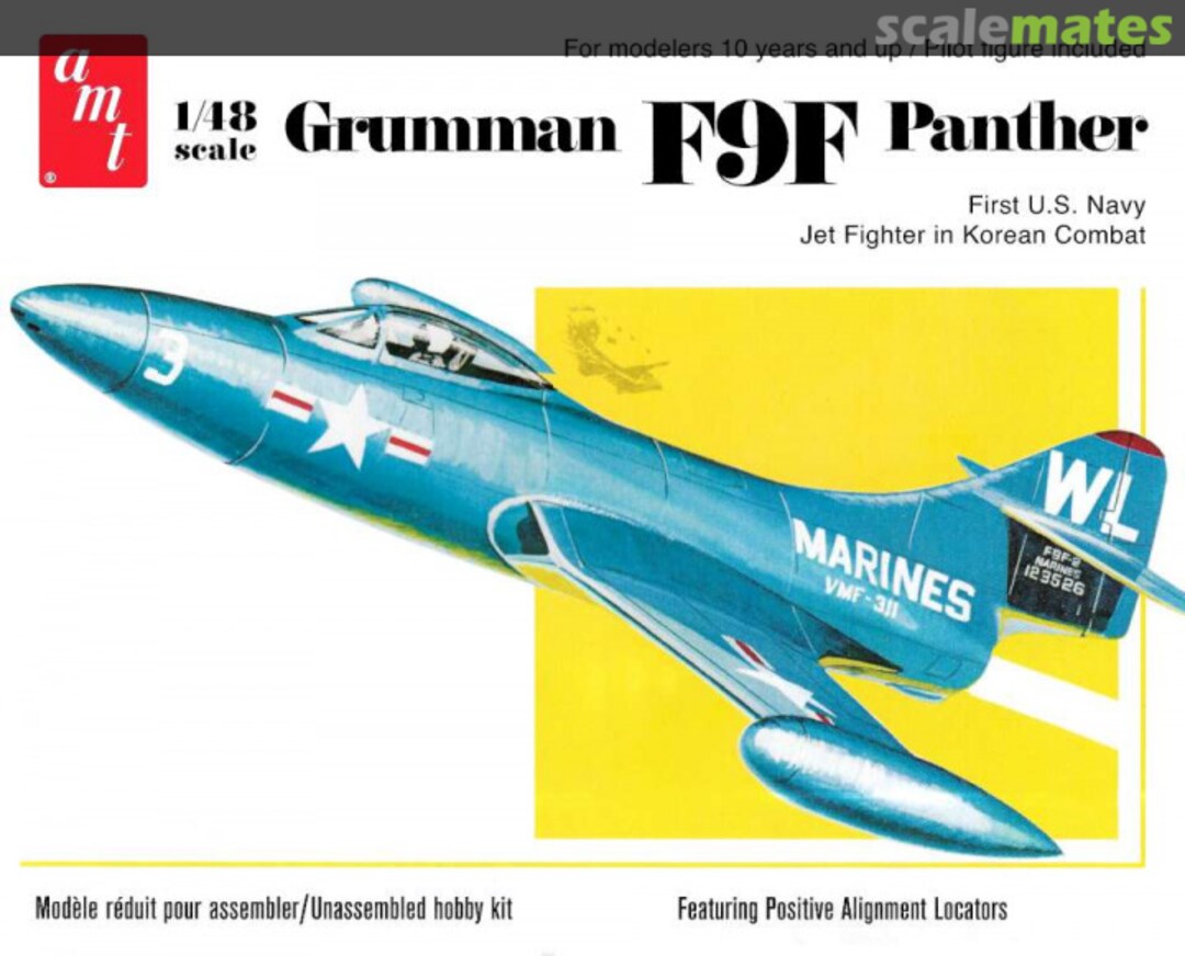 Boxart Grumman F9F Panther T643 AMT Boxart Grumman F9F Panther T643 AMT