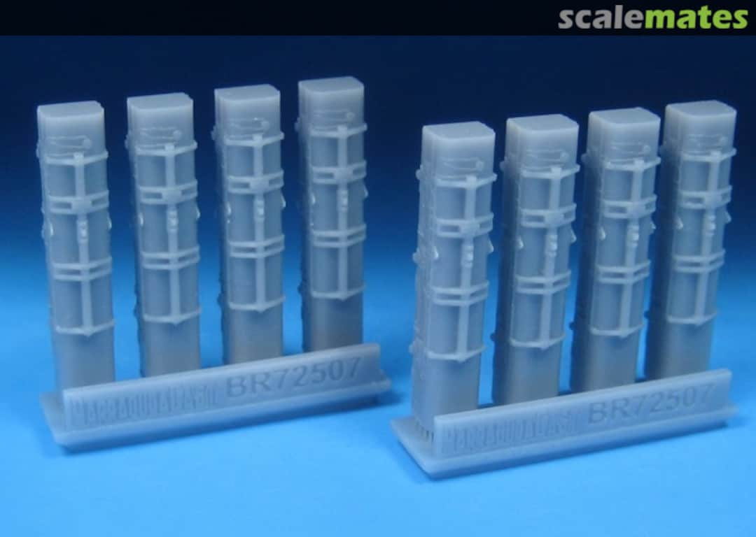 Boxart RAF Small Bomb Containers - Incendiary Sticks BR72507 Barracuda Studios