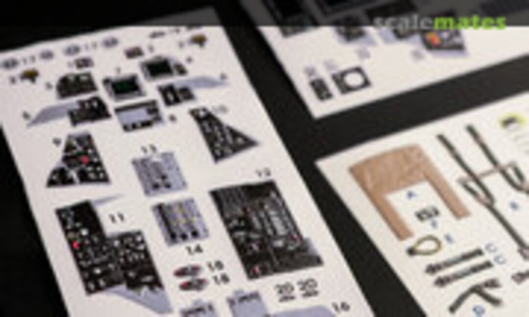 1:32 F-14D Tomcat - interior 3D decals (Kelik K32014)