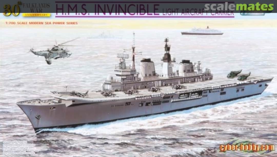 Boxart H.M.S. Invincible 7128 Cyber Hobby Boxart H.M.S. Invincible 7128 Cyber Hobby