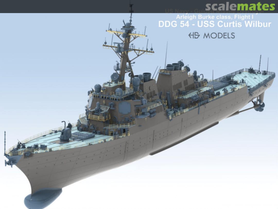 Boxart DDG-54 USS Curtis Wilbur upgrade full set for ILK kit HSM-U200001F HS Models Boxart DDG-54 USS Curtis Wilbur upgrade full set for ILK kit HSM-U200001F HS Models