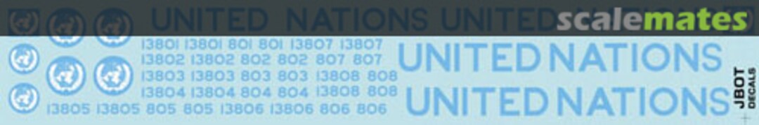 Boxart UN Twin Otter 144-96-01 JBOT Decals Boxart UN Twin Otter 144-96-01 JBOT Decals