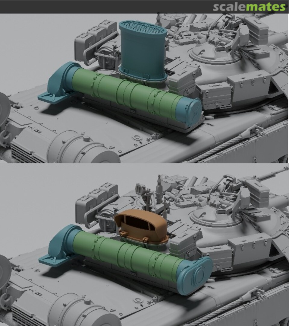 Boxart T-80 Snorkel/ Extended Snorkel/ Protective Cover  MiaoHang Model Studio 喵航模玩工室作