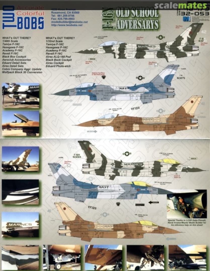 Boxart F-16N Old School Adversarys 48-179 TwoBobs Aviation Graphics Boxart F-16N Old School Adversarys 48-179 TwoBobs Aviation Graphics