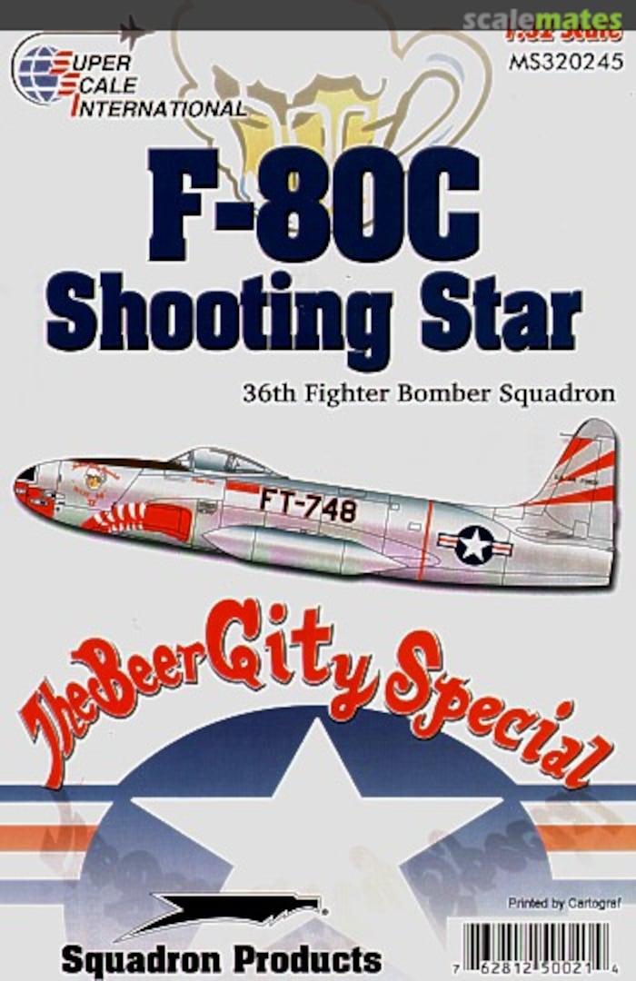 Boxart F-80C Shooting Star MS320245 SuperScale International Boxart F-80C Shooting Star MS320245 SuperScale International