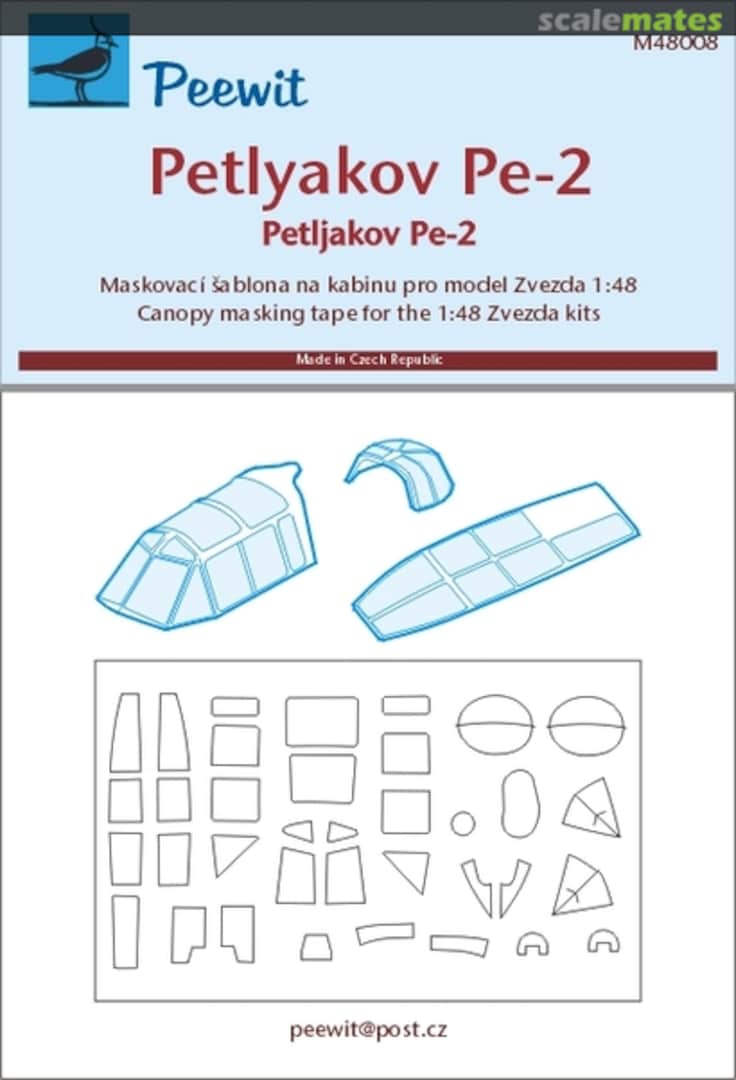 Boxart Petlyakov Pe-2 M48008 Peewit Boxart Petlyakov Pe-2 M48008 Peewit