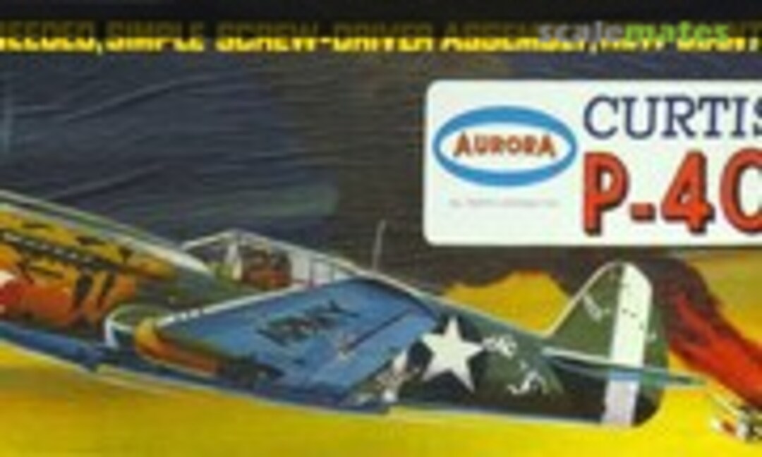 1:27 Curtiss P-40E Warhawk (Aurora 378)