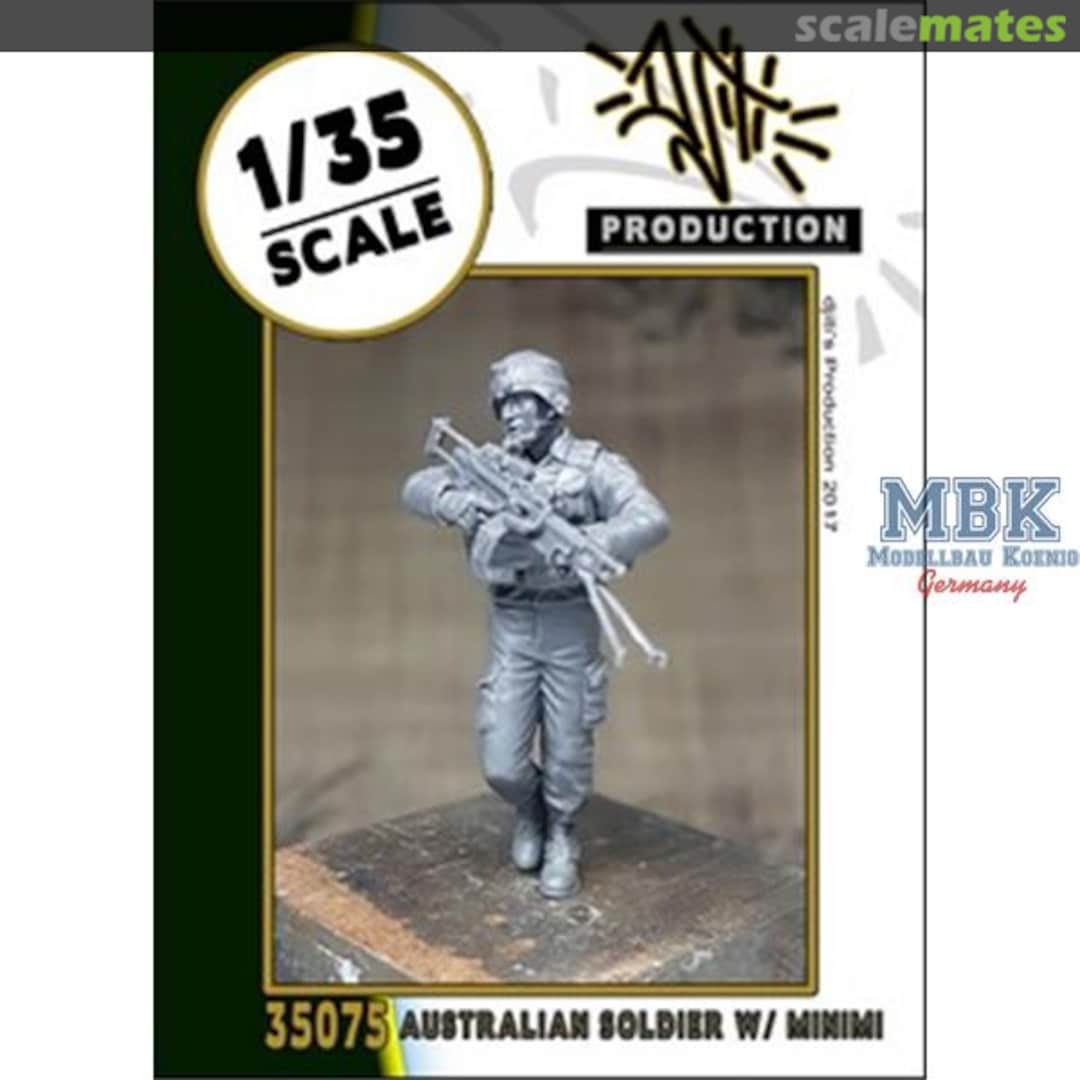Boxart Australian Soldier with "Minimi" 35075 Djiti's Production Boxart Australian Soldier with "Minimi" 35075 Djiti's Production