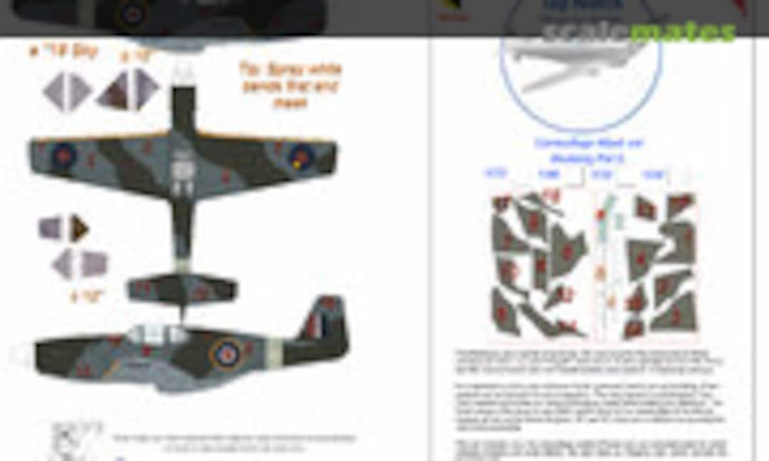 1:24 Mustang Pattern D Camo (TopNotch TMN24-M83) TMN24-M83