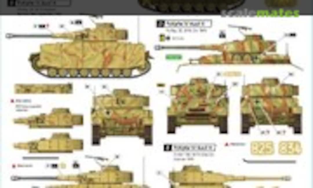 1:72 German tanks in Italy # 4. PzKpfw III and IV (Star Decals 72-A1024) 72-A1024