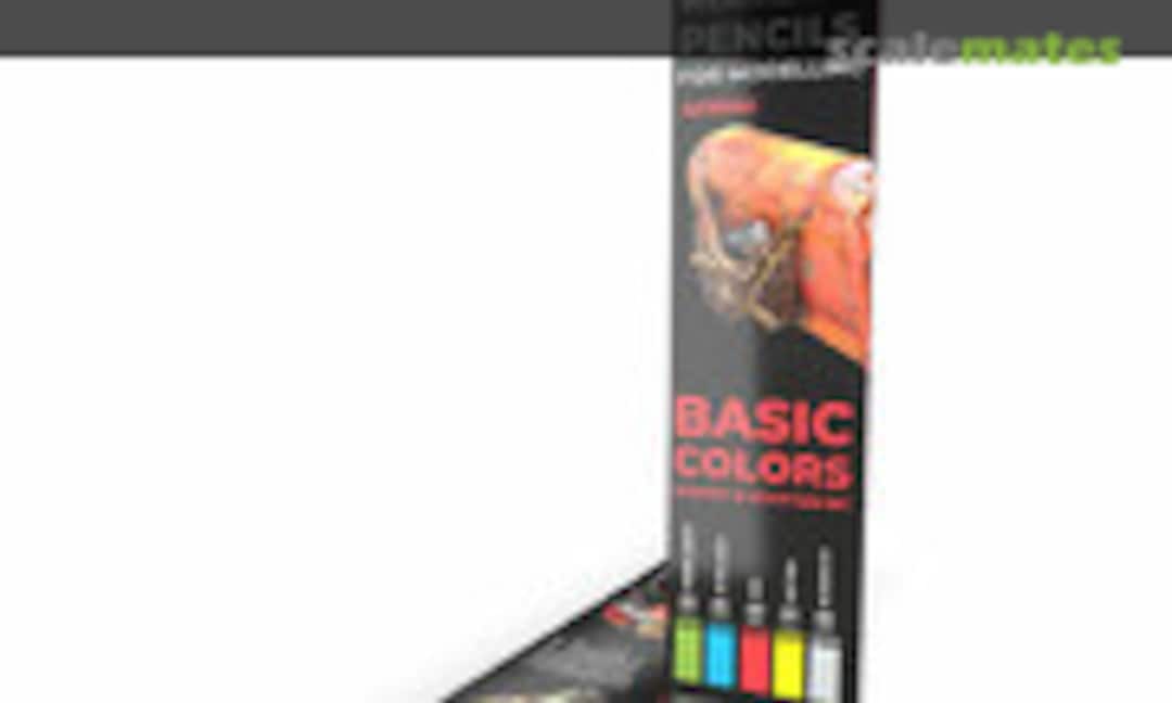 No Weathering Pencils: BASIC COLORS Shading & Demotion Set (AK Interactive AK 10045) AK 10045
