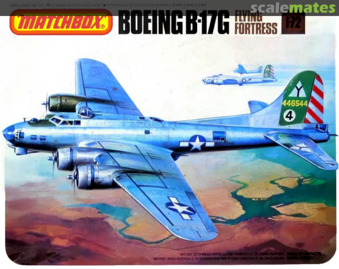 Boxart Boeing B-17G Flying Fortress PK-603 Matchbox Boxart Boeing B-17G Flying Fortress PK-603 Matchbox