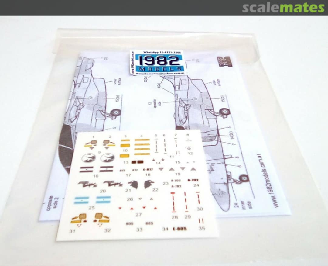 Boxart FMA Dornier IA. 63 "Pampa I-II-III" 1982 Models Boxart FMA Dornier IA. 63 "Pampa I-II-III" 1982 Models