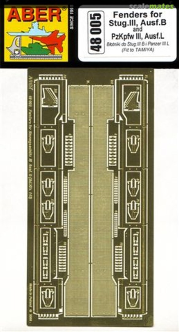 Boxart Fenders for Stug.III, Ausf.B and Pz.Kpfw.III, Ausf.L 48005 Aber Boxart Fenders for Stug.III, Ausf.B and Pz.Kpfw.III, Ausf.L 48005 Aber