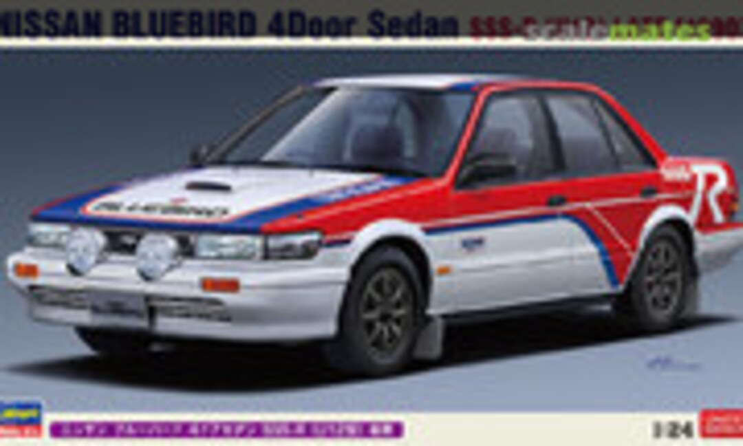 1:24 Nissan Bluebird 4Door Sedan SSS-R (U12) Late (1990) (Hasegawa 20521)