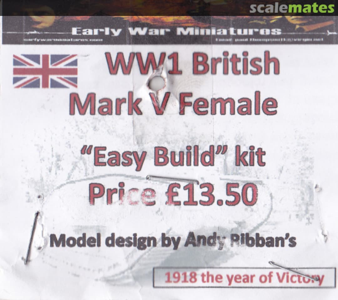 Boxart WW1 British Mark V Female EWM Boxart WW1 British Mark V Female EWM