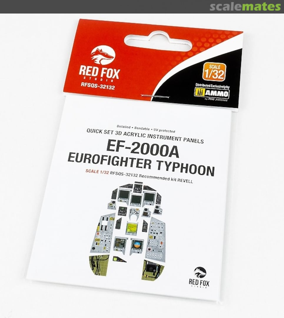 Boxart EF-2000A Eurofighter Typhoon (for Revell kit) RFSQS-32132 Red Fox Studio Boxart EF-2000A Eurofighter Typhoon (for Revell kit) RFSQS-32132 Red Fox Studio
