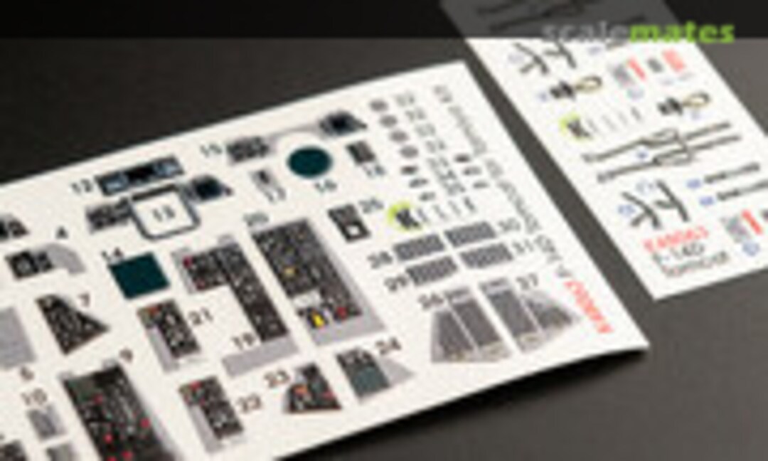 1:48 F-14D Tomcat - interior 3D decals (Kelik K48063) K48063