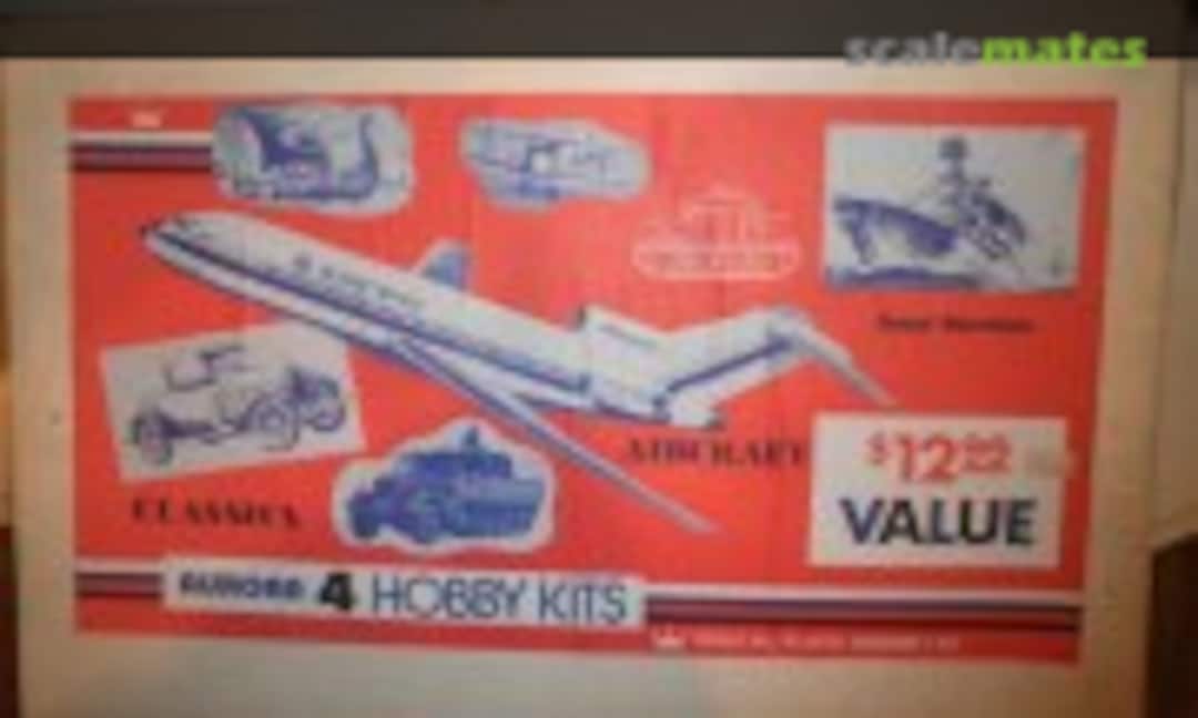 1:96 Gift Set 727 EAL, CH-54A, 1932 Ford B Roadster, USS Enterprise (Aurora )