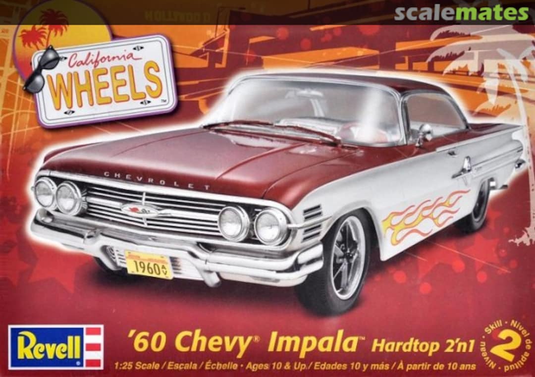 Boxart '60 Chevy Impala Hardtop 2 'n 1 85-4248 Revell Boxart '60 Chevy Impala Hardtop 2 'n 1 85-4248 Revell