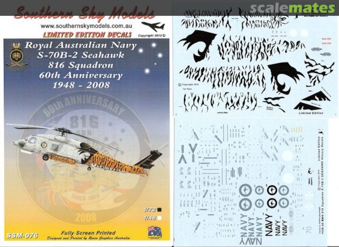 Boxart RAN S-70B-2 Seahawk Mk.II SSM-076 Southern Sky Models Boxart RAN S-70B-2 Seahawk Mk.II SSM-076 Southern Sky Models