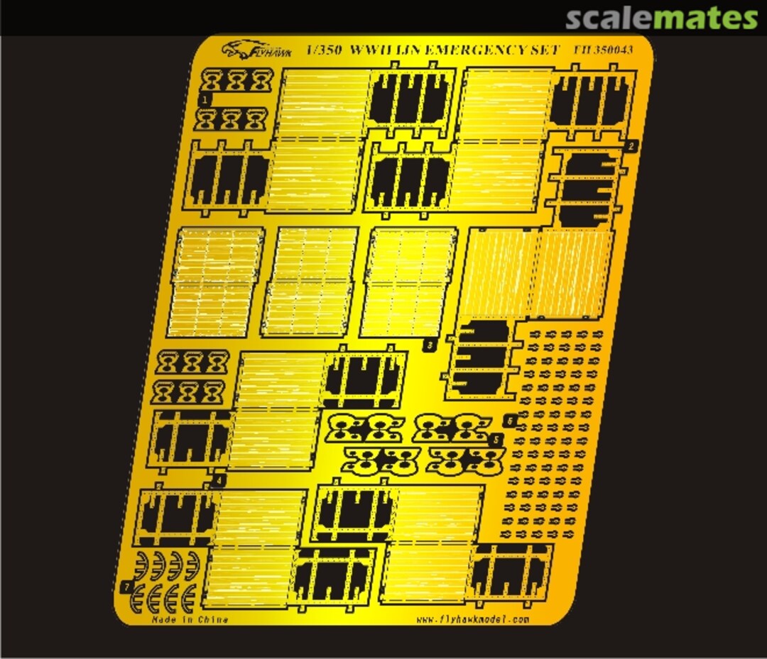 Boxart WWII IJN Emergency Detail-up Set FH350043 FlyHawk Model Boxart WWII IJN Emergency Detail-up Set FH350043 FlyHawk Model