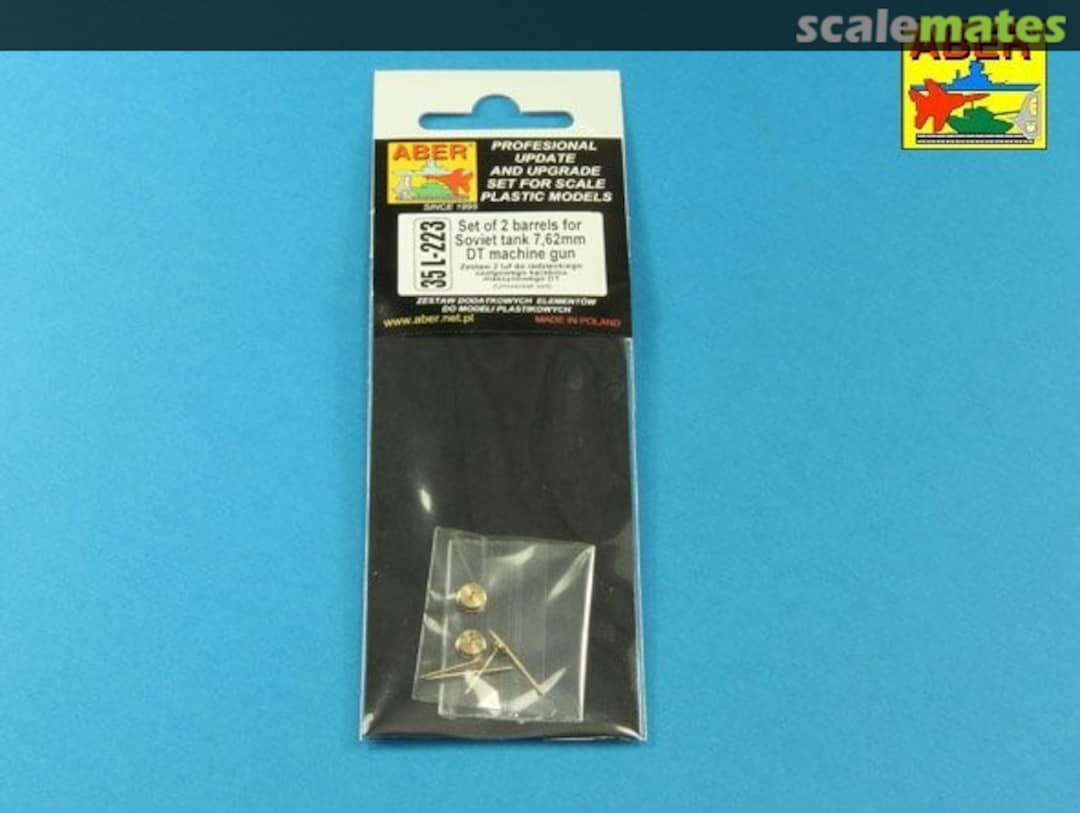 Boxart Set of 2 barrels for Soviet Tank 7,62mm DT Machine Gun 35L-223 Aber Boxart Set of 2 barrels for Soviet Tank 7,62mm DT Machine Gun 35L-223 Aber