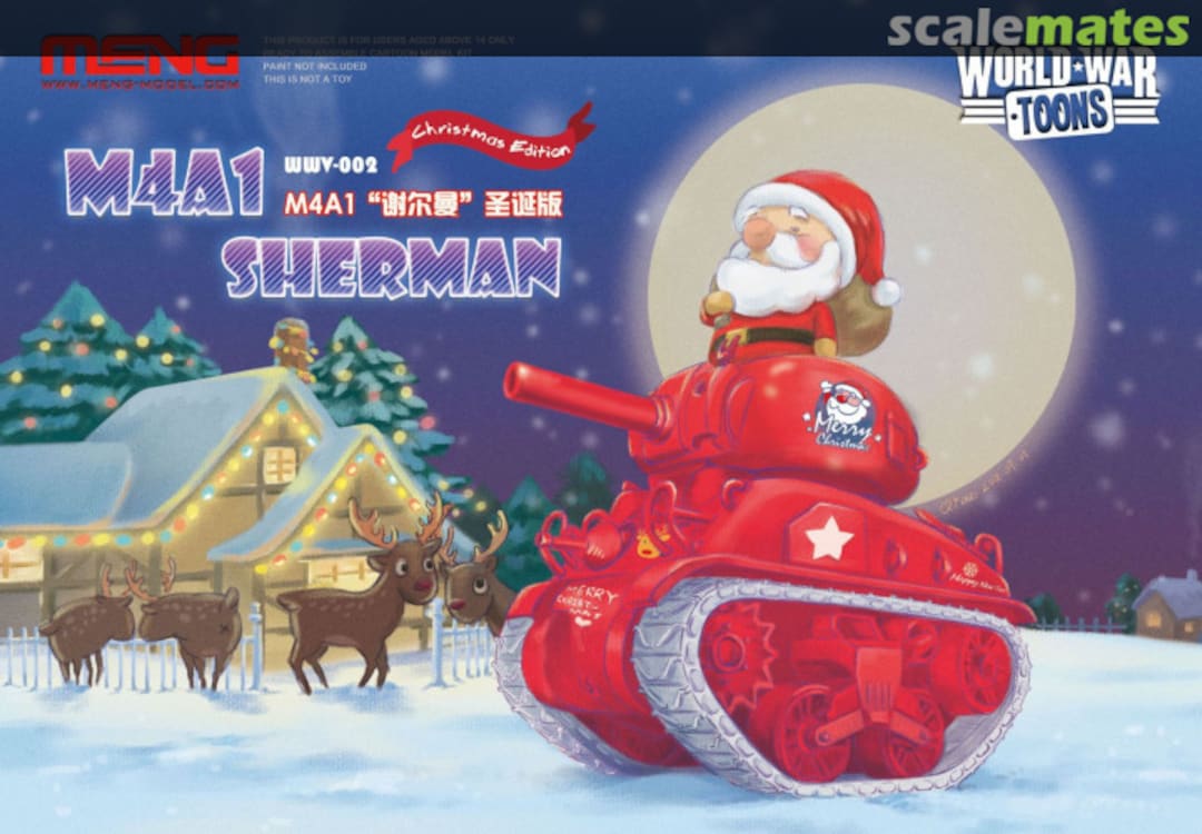 Boxart M4A1 Sherman WWV-002 Meng Model Boxart M4A1 Sherman WWV-002 Meng Model