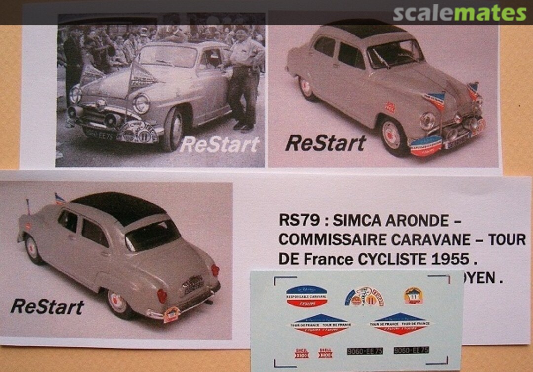 Boxart Simca Aronde "Commisaire Caravane" RS79 ReStart