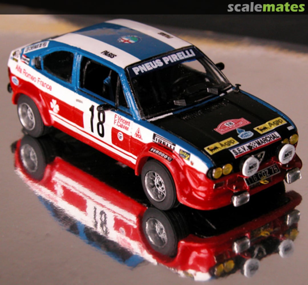 Boxart Alfa Romeo Alfasud TI (116 CGZ 75) "Agip" MMMD0018 Monte Model-Mania Boxart Alfa Romeo Alfasud TI (116 CGZ 75) "Agip" MMMD0018 Monte Model-Mania