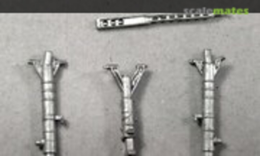 1:48 J-10 metal landing gear set (UPWiND 48010) 48010