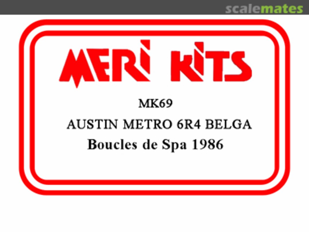 Boxart Austin Metro 6 R4 MK 69 Meri Kits