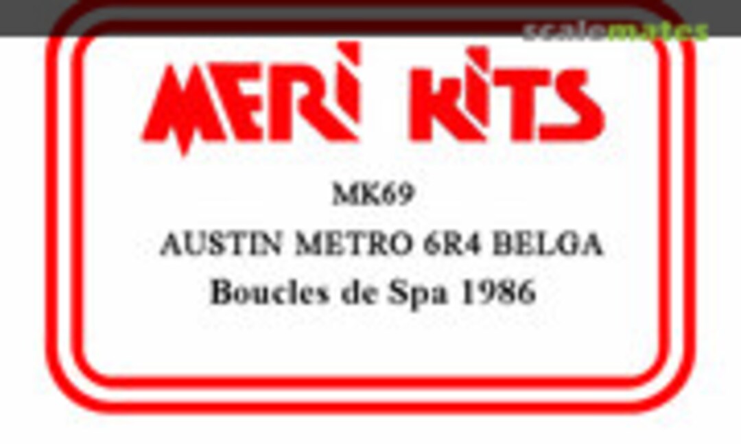 1:43 Austin Metro 6 R4 (Meri Kits MK 69)