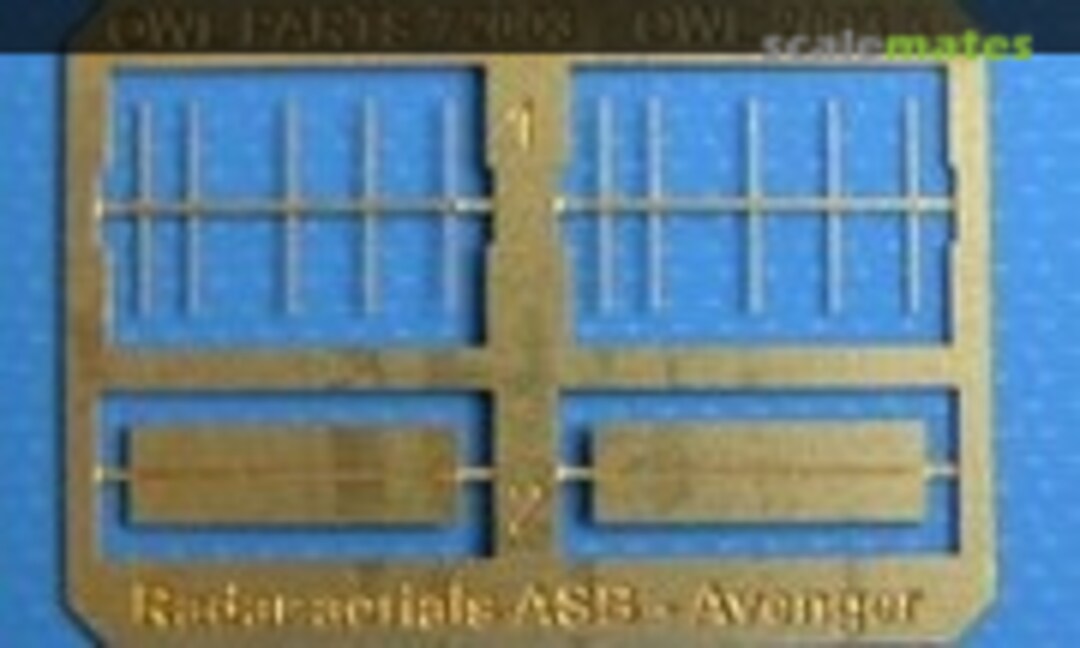 1:72 Radar Aerials ASB - Night Avenger (OWL PE72003) PE72003