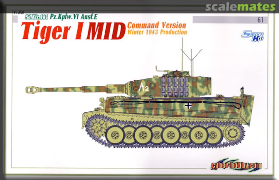 Boxart Pz.Kpfw VI Ausf.E Tiger I 6660 Cyber Hobby Boxart Pz.Kpfw VI Ausf.E Tiger I 6660 Cyber Hobby