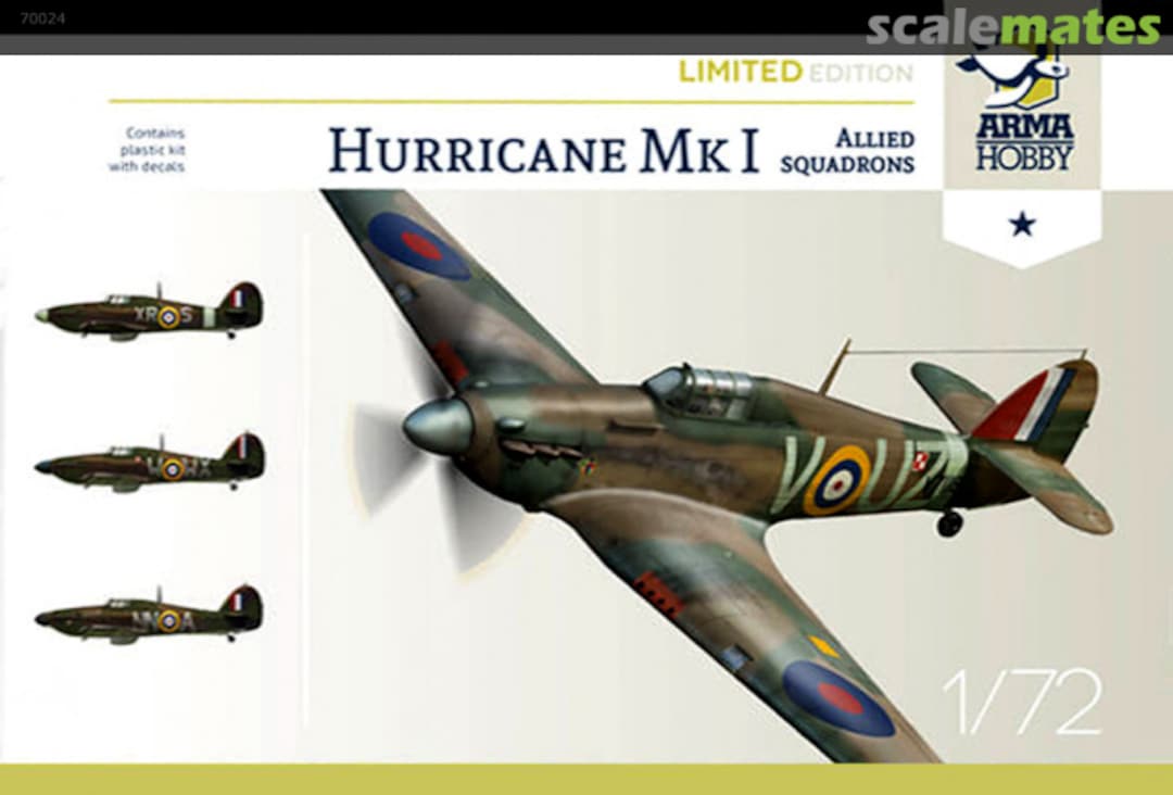 Boxart Hurricane Mk I 70024 Arma Hobby Boxart Hurricane Mk I 70024 Arma Hobby