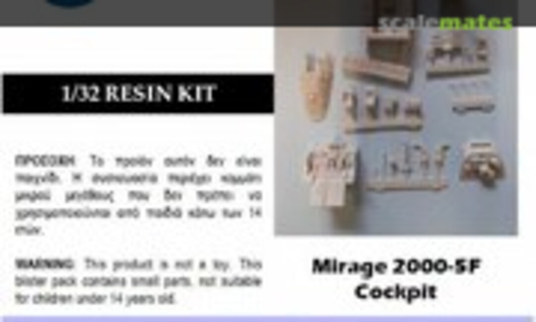 1:32 Mirage 2000-5F Cockpit (Grand Models GM 32017) GM 32017