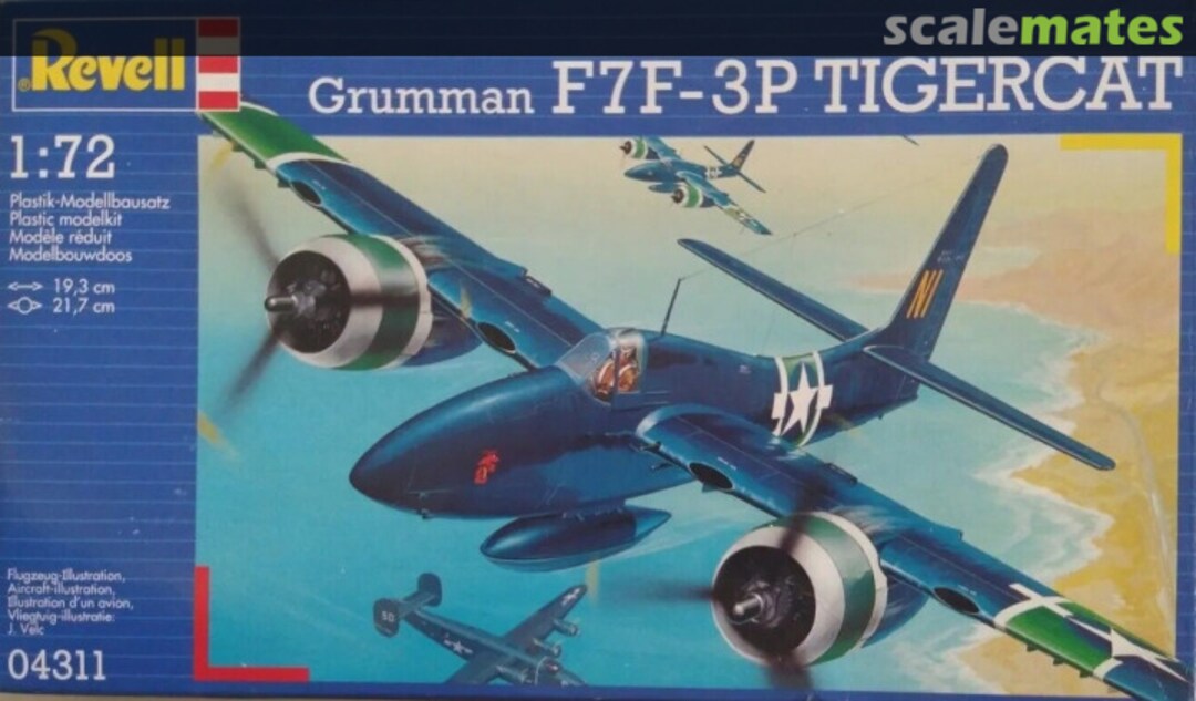 Boxart Grumman F7F-3P Tigercat 04311 Revell Boxart Grumman F7F-3P Tigercat 04311 Revell