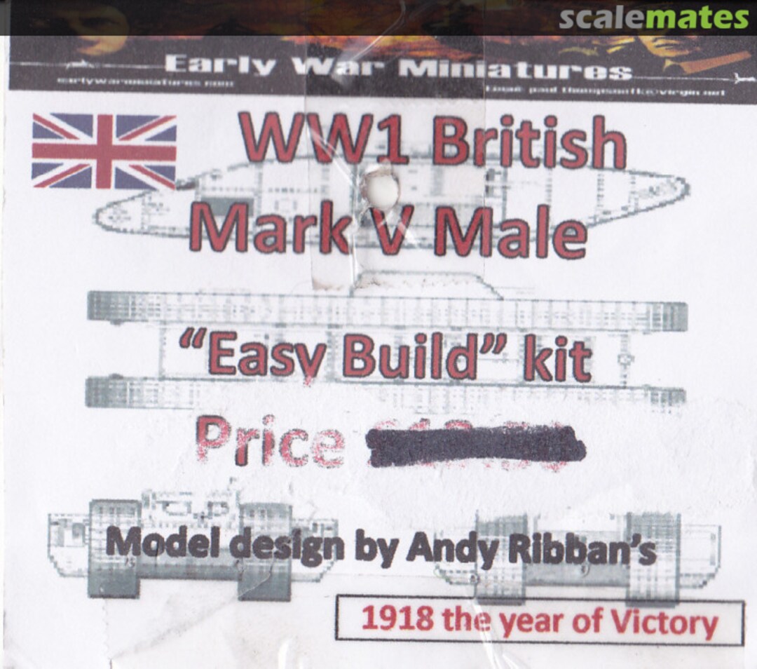 Boxart WW1 British Mark V Male EWM Boxart WW1 British Mark V Male EWM