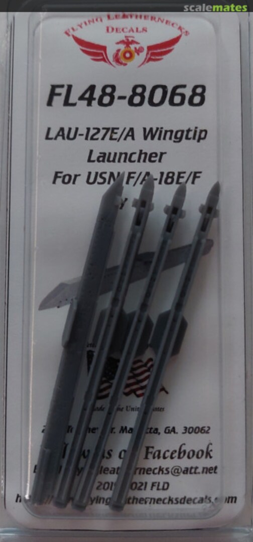 Boxart LAU-127E/A Wingtip Launcher FL48-8068 Flying Leathernecks Boxart LAU-127E/A Wingtip Launcher FL48-8068 Flying Leathernecks