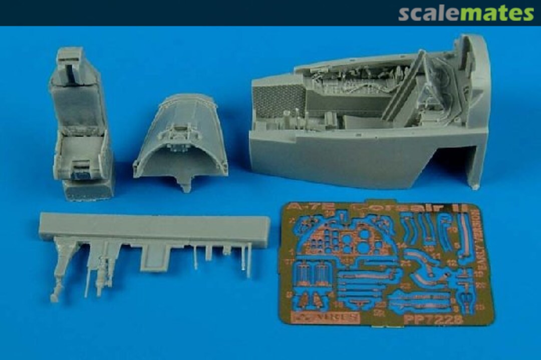 Boxart A-7E Corsair II - (early version) cockpit set 7228 Aires Boxart A-7E Corsair II - (early version) cockpit set 7228 Aires