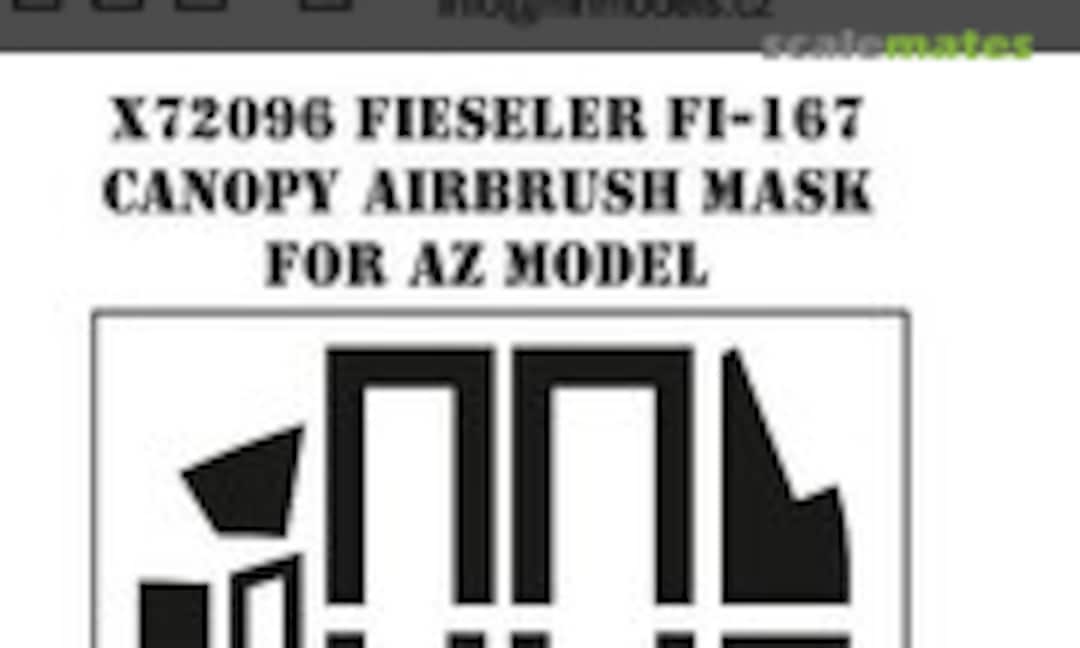 1:72 Fieseler Fi-167 Canopy Airbrush Mask (MH Models X72096) X72096