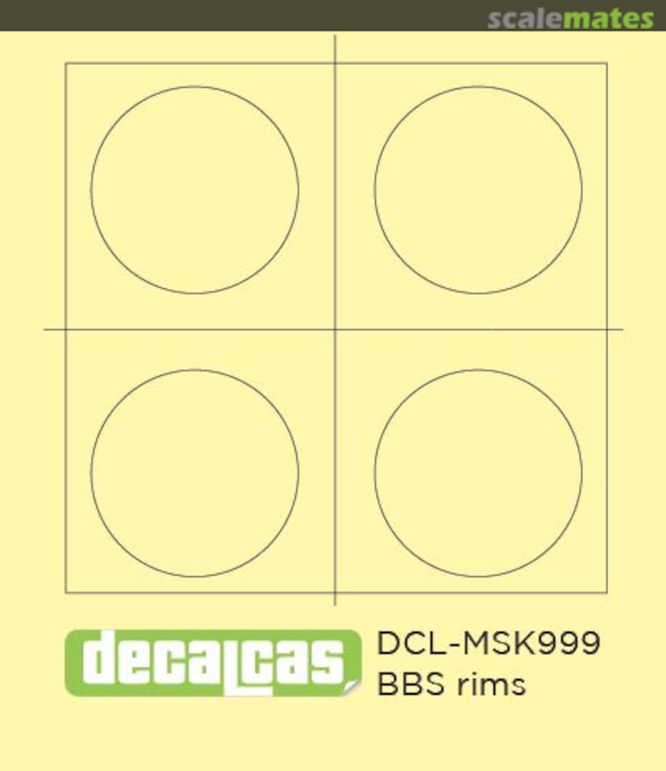 Boxart BBS Rims and Tyres masks DCL-MSK999 Decalcas Boxart BBS Rims and Tyres masks DCL-MSK999 Decalcas