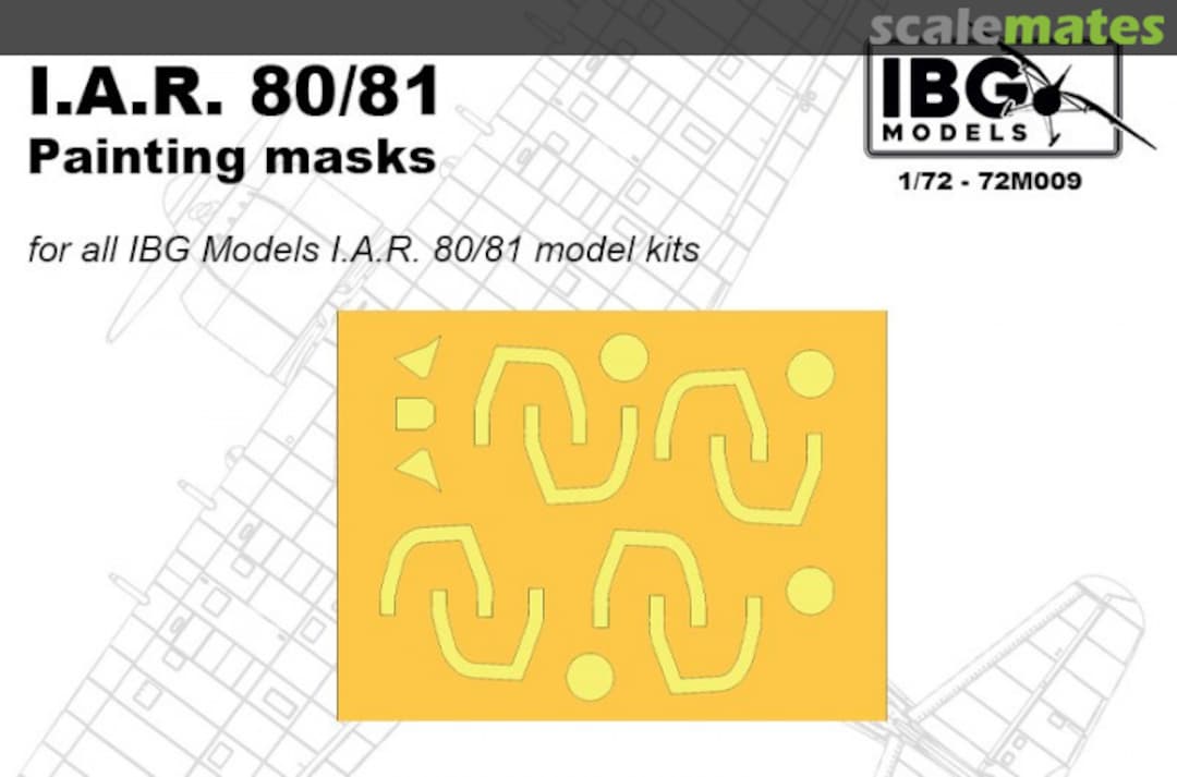 Boxart I.A.R.80/81 Painting Masks 72M009 IBG Models Boxart I.A.R.80/81 Painting Masks 72M009 IBG Models