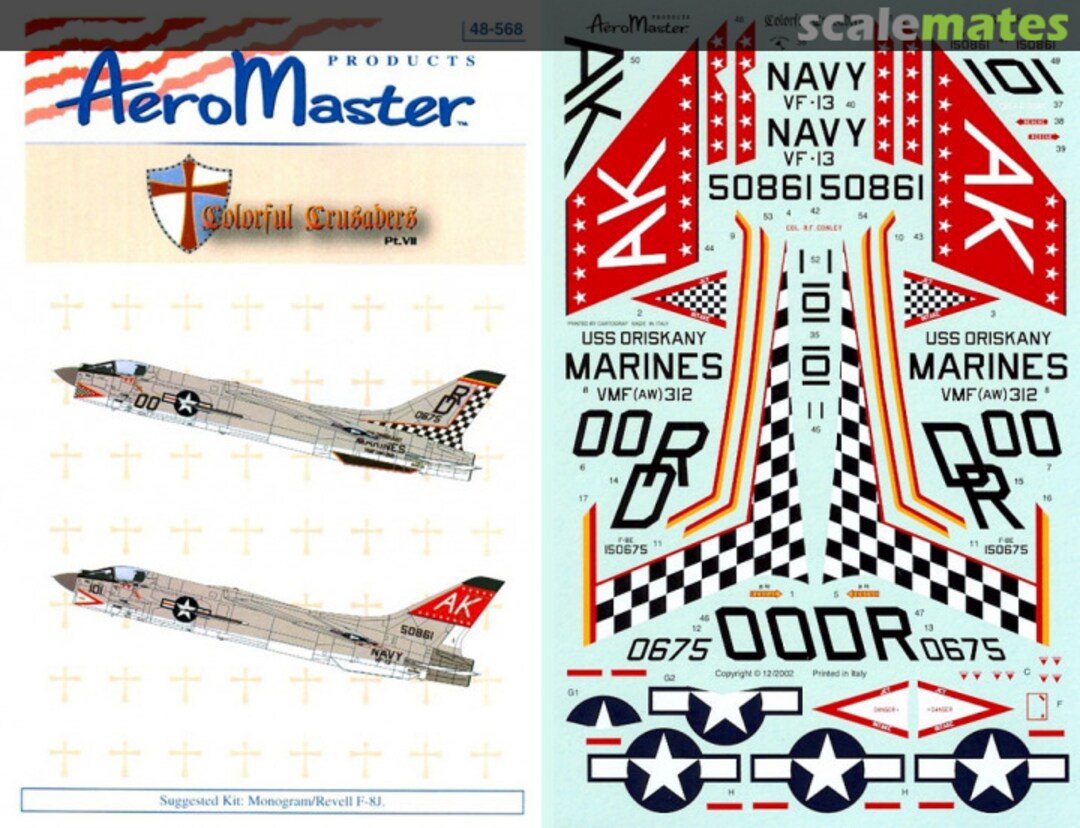 Boxart Colorful Crusaders Pt. VII 48-568 AeroMaster Boxart Colorful Crusaders Pt. VII 48-568 AeroMaster