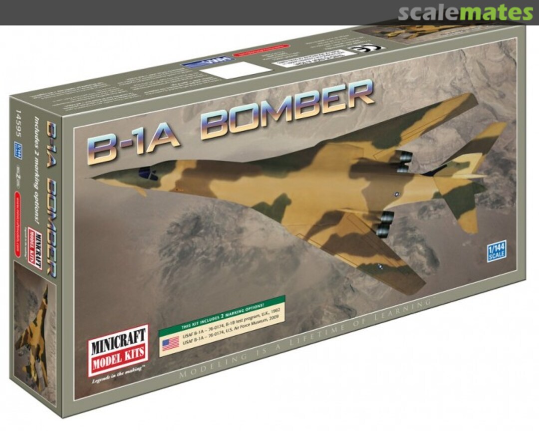 Boxart B-1A Bomber 14595 Minicraft Model Kits